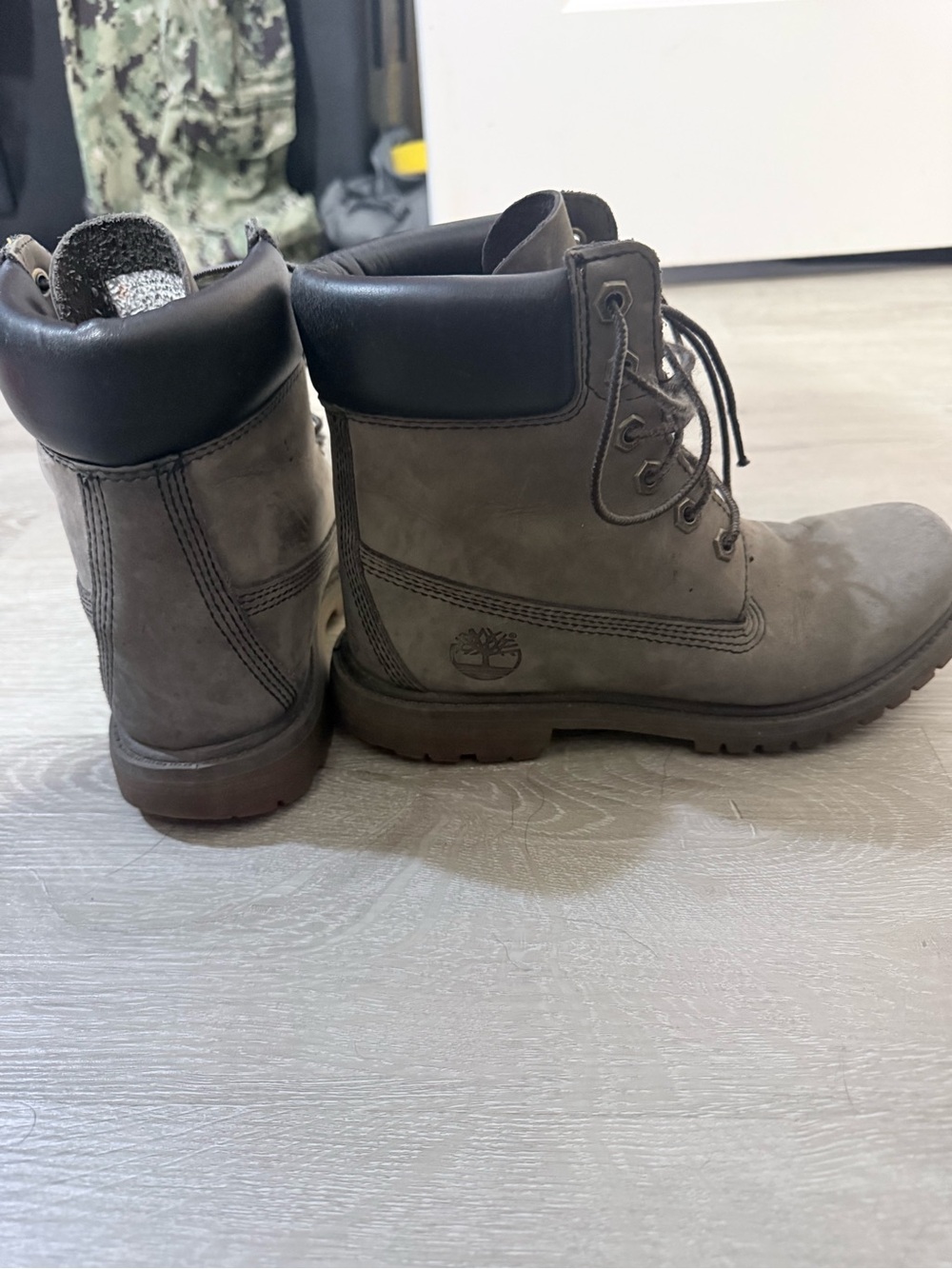 grey nubuck Timberland Classic 6-Inch Waterproof Boots